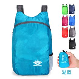 Buitenzakken Vouwtas Licht Waterdichte hoog-volume beweging Backpack Outdoor Travel Men Women Travel Bag P230508