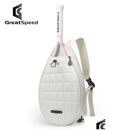 Sacs de plein air Sac de tennis Greatspeed Youth Badminton Single Shoder Mâle Femme Raquette Enfants Raquette Package Femmes 220715 Drop Deliver DHO0U