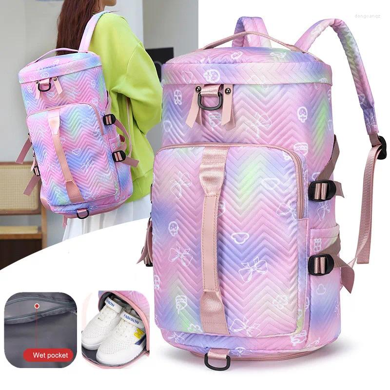 Outdoor Bags Gym Fitness Shoe Pocket Male Waterproof Large Swimming Travel Shoulder Bolsas Women Training And Exercise Sports Backpacks