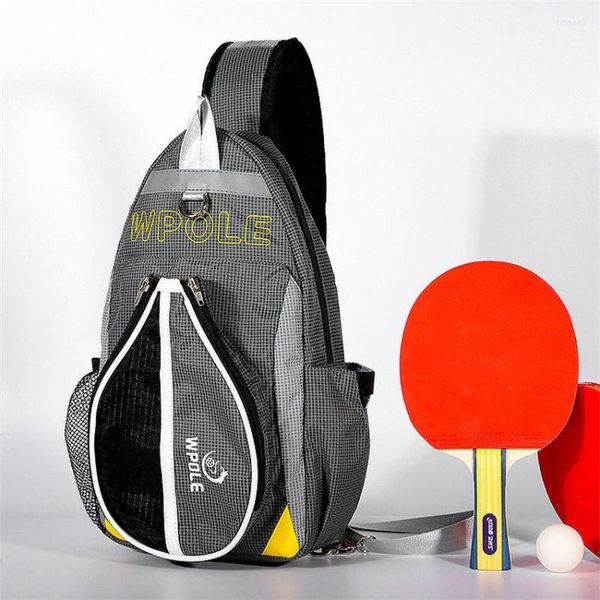 Sacs de plein air de haute qualité Nylon Tennis de table Sac de raquette Sports Loisirs Poitrine Clap Set Cadeau de stockage