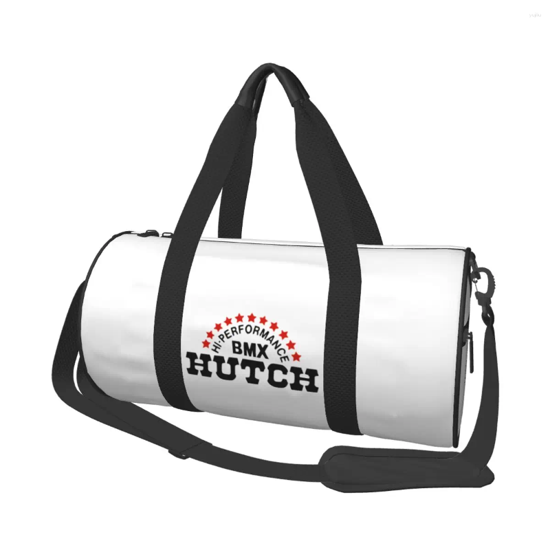 Bolsas al aire libre Hutch Vintage BMX Logo Gym Bag Racing Entrenamientos Deportes Hombres personalizados con zapatos Novedad Fitness Bolsos