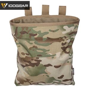 Bolsas al aire libre IDOGEAR MOLLE Magazine Dump Pouch Tactical Mag Drop Almacenamiento de reciclaje 3550 221109