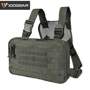 Buitenzakken Idogear Tatcical Chest Rig Pouch Recon Molle Schoudertas Multifunctionele militaire tactische EDC 3537 221027