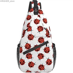 Buitenzakken Ladybug Sling Bag Crossbody Chest Daypack Casual Backpack Leuke schoudertas voor reiswandelen Sport Gyml23122222