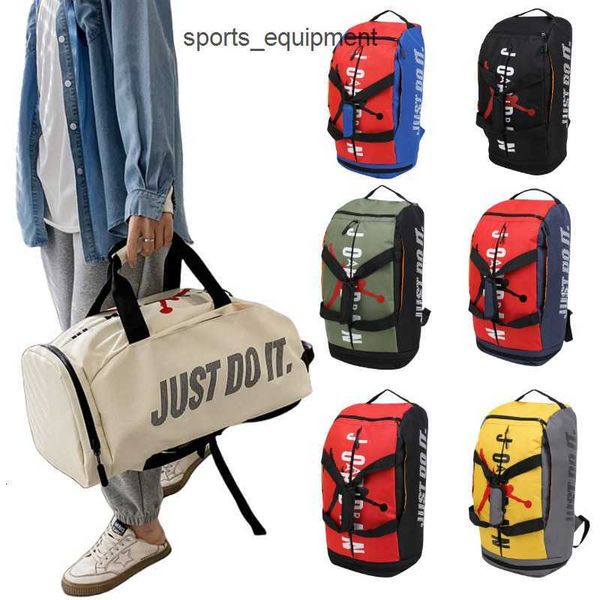 Sacs de plein air Sac de sport de grande capacité avec compartiment à chaussures Sac à dos de voyage pour hommes Femmes Sports Fitness Sac à main Bandoulière réglable 230822 N3CE