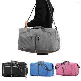 Buitenzakken Grote capaciteit Travel Duffel Bag Schouder Sport Women Nylon Foldable Big Men Hand Bagage