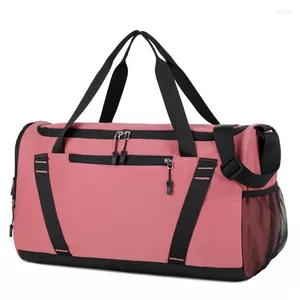 Outdoortassen Grote sporttas Gym 2023 Mode Roze Fitness Yoga Licht Droog Nat Scheiding Bagage Schouderrugzak Reizen