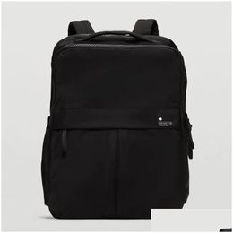 Sacs extérieurs LL 23l de grande capacité Yoga Mens and Womens Backpack Lightweight Schoolbag 2.0 Drop Livrot Sports Outdoors Ottnl