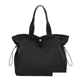 Sacs de plein air LL Femmes Tote Yoga Sacs à main Shoder Sac Messenger Outdoor Voyage Filles Beach Duffel Exercice Stuff Sacs Shop Drop Deliv Otjrw