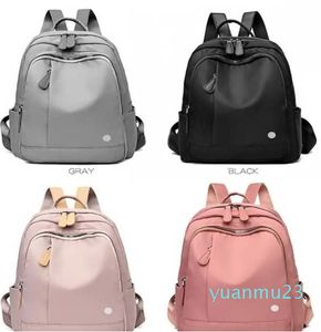 Bolsas al aire libre Etiqueta Lu Tape Bolsos para mujer Mochilas para computadora portátil Gimnasio Correr Deportes al aire libre Mochila de hombro Mochila escolar informal de viaje Mini mochila impermeable