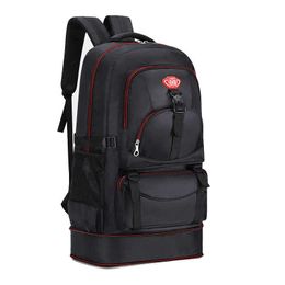 Buitenzakken Men's Outdoor Backpack klimmen Travel Sports Rucksack School Tas 50l hoge capaciteit kamperen wandelpakket voor mannelijke vrouwelijke vrouwen P230508