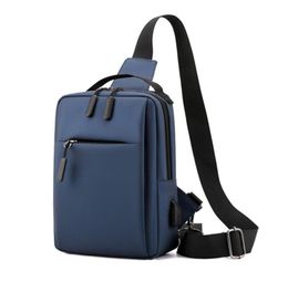 Buitenzakken Men Sling Bag enkele schouder Crossbody Wearresistent nylon verstelbare riem sport9166790