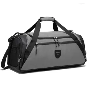 Sacs extérieurs hommes gymnase des femmes avec un compartiment de chaussures et poche mouillée 40l Sac de voyage de voyage grande capacité épaule multi-poche