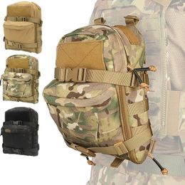 Bolsas al aire libre Militar Mini Bolsa de hidratación Mochila Asalto Molle Bolsa Táctica Deporte Camuflaje Hombres Camping Saco 231024