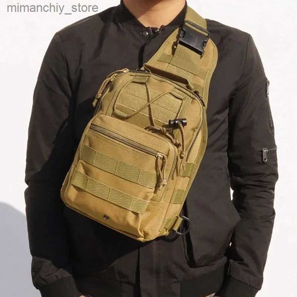 Outdoor Bags Sac tactique militaire escalade sacs à bandoulière Sports de plein air pêche Camping armée chasse randonnée voyage Trekking hommes Mol sac Q231130