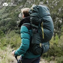 Sacs d'extérieur MOBI GARDEN 65 + 12L sac à dos de randonnée en plein air 420D Oxford tissu sac de sport étanche grande capacité avec housse de pluie gratuite montagne Q231130