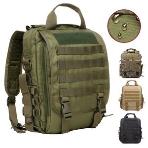 Buitenzakken Molle Militaire laptop Tas Militaire tactische rugzak Waterdichte wandelsportreistas Outdoor trekking Camping Army Backpack 230504