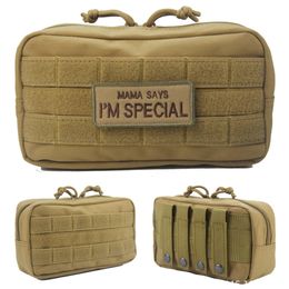 Outdoor Zakken Molle Pouch Militaire Tactische Heuptas EDC Gereedschap Rits Riem Pack Telefoon Case Pocket Airsoft Leger Jacht 230726