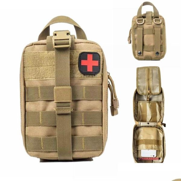 Sacs extérieurs kits de premiers soins tactiques molles Sac d'urgence de la voiture de chasse à l'armée 220811 Drop livraison Dhvpy