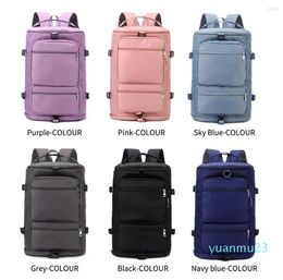 Buitenzakken Multifunctionele crossbody tas Paar grote capaciteit vrouwen 22 Travel Backpack Lady Weekend Sport Yoga Bagage Zipper