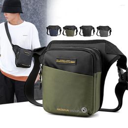 Bolsas al aire libre multifuncional ciclismo pierna bolsa ocio deportes pecho Crossbody escalada táctico impermeable riñonera