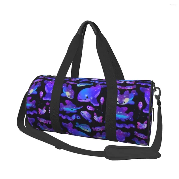 Sacs extérieurs Ocean Constellations Sac de gym Marine Life Aesthetic Astreproofr Sports grande capacité Sac à main Fitness pour les enfants