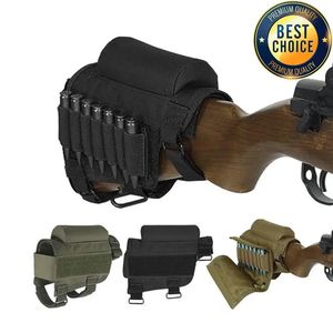 Outdoor Zakken Outdoor Jacht Shotgun Kogels Houder Tactische Schieten 98K Geweer Munitie Buideltas Tactische Wangsteun Kogels Buttstock Pack 231011