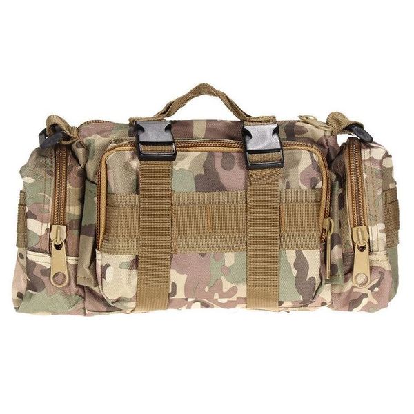 Sacs de plein air Sac tactique en plein air militaire Molle sac à dos étanche Oxford Cam randonnée escalade taille sacs voyage Shoder Pack Drop Del Dhlod