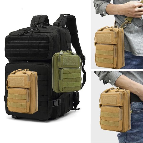 Bolsas al aire libre Bolsa táctica al aire libre Utilidad Cintura Fanny Pack Bolsa Militar Camping Senderismo Bolsa Cinturón Paquete Ejército Caza Escalada Camping Bolsillo 231011