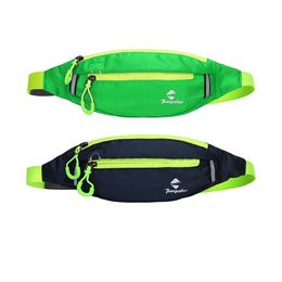 Buitenzakken PCS Jogging Taille Tas Travel Pocket Key Wallet Pouch Waterdichte Nylon Sports lopende zakken groene marine