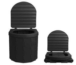 Sacs de plein air Toilettes portables Pliant Commode Potty Camping pour voyage Seau Siège Randonnée Long Trip9072954