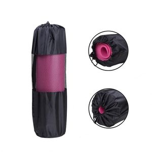 Sacos ao ar livre Portátil Yoga Mat Bag Nylon Pilates Carrier Malha Esporte Ferramenta Ajustável Strap Style Gym