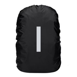 Sacs de plein air Sac à dos imperméable réfléchissant Couverture de pluie Sport de plein air Nuit Cyclisme Sécurité Lumière Raincover Sac Randonnée 25 75L 231124