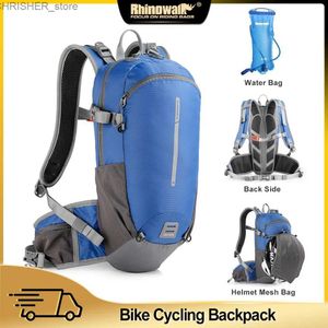 Bolsas al aire libre Rhinowalk Bicycle Cycling Backpack12L Portable Road Cycling Bag Sport Sport Tresking Pouch Hydy Hydrepack Agua Bagl2312222