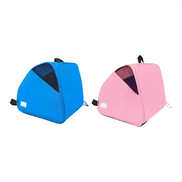 Sacs extérieurs Sac à rouleaux Sac de patinage de patinage Rangement avec bandoulière réglable Carrier de glace imperméable pour patiner