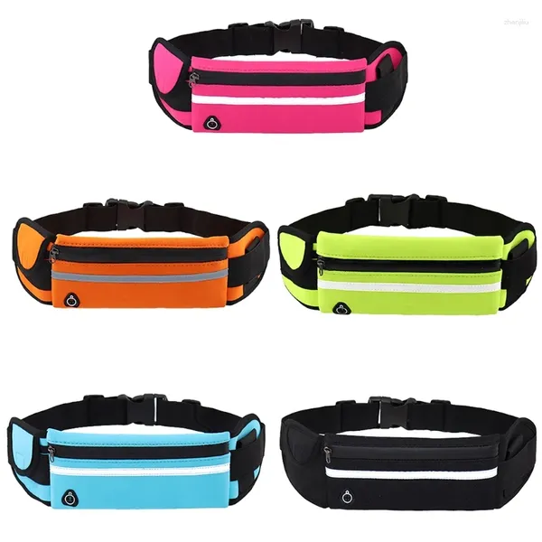 Sacs de plein air Sac de taille de course Ceinture de sport Téléphone portable pour étui Hommes Femmes Gym PA