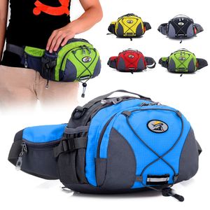 Sacs de plein air Courir Taille Pack Nylon Escalade Sling Sac Bande réfléchissante Bandoulière réglable Hommes Femmes Sports Fitness Sacs 231218