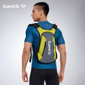 Buitenzakken Santic Cycling Backpack 15l Sports Gym Riding Daypack Waterdichte MTB Bike Wandelzak Bicycle Accessoires