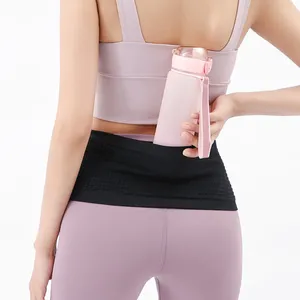 Bolsas al aire libre Bolsa de cintura para correr sin costuras Bolsa de teléfono móvil invisible ligera Portátil Elástico Transpirable Deportes de alta capacidad