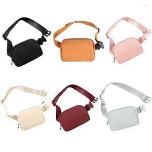 Sacs de plein air couleur unie sac de poitrine pour femmes grande capacité voyage anti-vol bandoulière femme ventre ceinture dames quotidien rue Fanny Packs