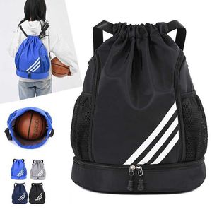 Outdoor Bags Sport Basketball Backpack Travel Outdoor Waterproof Swimming Fitness Travel Sports Bag Basketball Pouch Hiking Climbing Backpack P230508