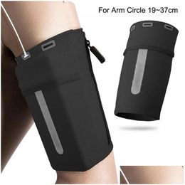 Outdoortassen Sport Telefoonarm Reflecterend GSM-etui Fitness Anti-diefstal Armband Zaktraining Hardlopen Fietsen 4-7 inch Mobiel D Dhf6U