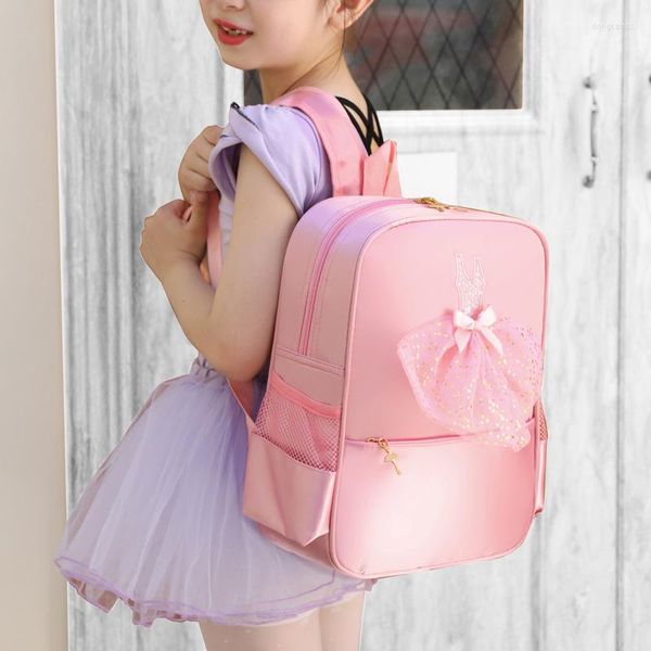 Sacs extérieurs Sports Travel Fitness Fitness Child's Dance Training Luggage Emballage Small School Bolsas For Kids Weekend Gym Sac à dos