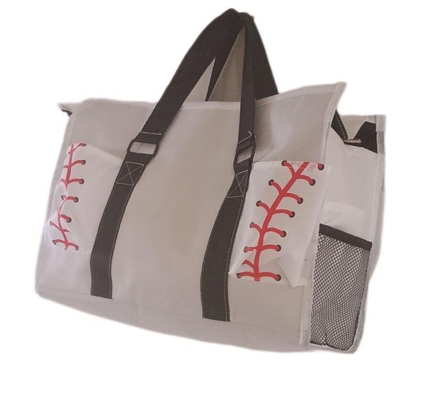 Sacs de plein air Square Softball Baseball Beach Sac à main Grand Voyage Duffle Sac Toile Designers Football Femmes Shopping Totes Sports Fitness Sacs à bandoulière