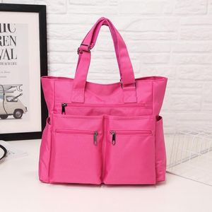 Sacs extérieurs Couture Sac de sport de couleur rose pour femmes Fitness Gym de gymnase pour femme Tote Tote Tote Mandage de voyage Duffle Bolsa