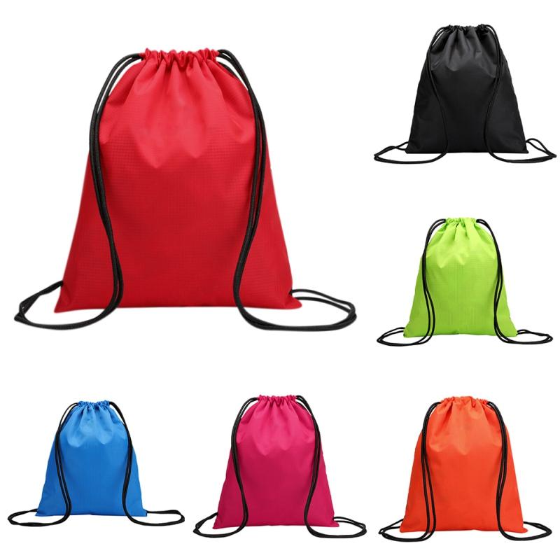 Buitenzakken Zomer Drawtring Backpack Sackpack Daypack Waterdichte touwtas opslag lichtgewicht zakje voor sportzwem reizen