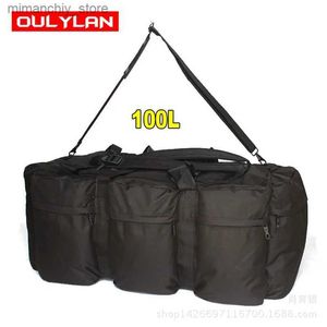 Sacs extérieurs Super grande capacité 100L sac à dos hommes en plein air étanche Camping sac de rangement tente auvent militaire tactique sac de voyage sac à main Q231129