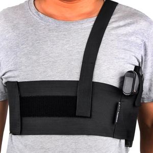 Outdoor Tassen Tactische Oksel Band Pistool Holster Universele Abdominale Taille Pistool Pouches Diepe Verborgen Schouder