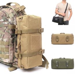 Sacs de plein air Sac à dos tactique Armée Militaire Molle Sling Randonnée Voyage Camping Sports Pochette de rangement Accessoires d'épaule 230222