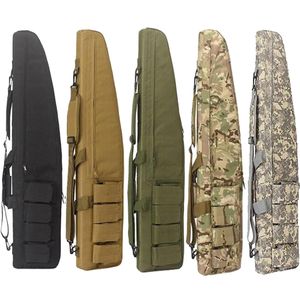 Sacs de plein air Tactique Gun Bag 70cm98cm118cm Armée Tir Chasse Molle Airsoft Rifle Case Carry Épaule Équipement Militaire 230726